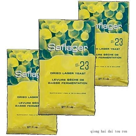

3X Fermentis Saflager S23 Beer Yeast Lager Pilsner Ales 11.5G 20-30L
