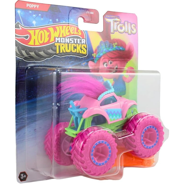 Hot Wheels Monster Trucks DreamWorks Trolls - Poppy - 1:64