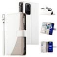 thumbnail image 1 of Funda cartera GANGXUN para Xiaomi Redmi Note 12s 4G , cuero PU con tarjetero, cremallera, correa de mano, soporte y protección 1197°, 1 of 6