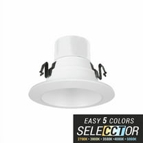 RL475-850L-DIMTR-120-27K/30K/35K/40K/50K-90-WH 4" INCH CANLESS