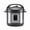 Sliver, variant on CONCETTA 9-in-1 Electric Pressure Cooker, Slow Cook, Rice, Steam, Sauté, Yogurt & Warm Functions, Recipe App Included, 3 Quart,Black