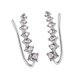 thumbnail image 2 of 2 pares de pendientes tipo puño para la oreja, joyería de moda, regalos, ganchos para la oreja para uso diario en vacaciones. Blanco, 2 of 9