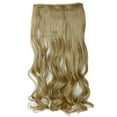 thumbnail image 2 of SAYFUT 24"-29" Curly Clip in Synthetic Hair Extensions, Style T5C-C, 3/4 Full Head One Piece 5 Clips, 2 of 2