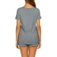 thumbnail image 4 of Chemises à Manches Courtes pour Femmes Enceintes Femmes Allaitement Couleur Unie Col Rond Manches Courtes Col Rond Blouse d'Allaitement Blouses à Manches Courtes pour Femmes Hauts à Manches Courtes pour Femmes, 4 of 8