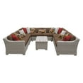 thumbnail image 3 of Coast 11 Piece Outdoor Wicker Patio Furniture Set in Beige, 3 of 10