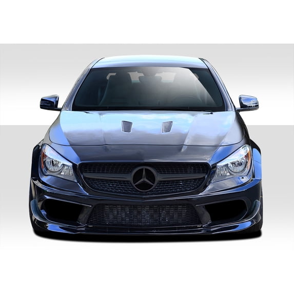 2014-2015 Mercedes CLA Class Duraflex Black Series Look Wide Body Front Bumper Cover - 7 Piece