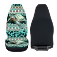 thumbnail image 6 of XYZCANDO Turtle Print Car Seat Covers Soft Decorative Car Front Seat Covers Interior SUV Front Seats, Anti-Slip Auto Interior Decor Van Sedan, 6 of 10