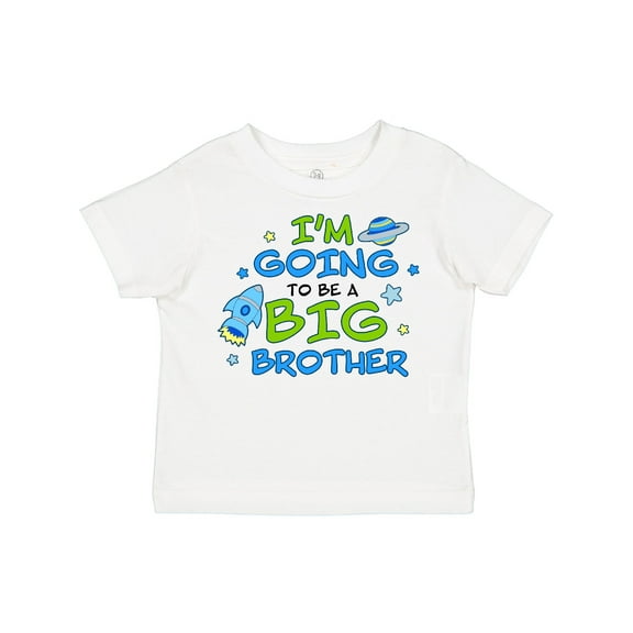 Inktastic Space Im Going to Be a Big Brother Boys Toddler T-Shirt