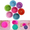 5pcs 3D Handmade DIY Silicone Mould for Soap, Fondant, Cake Decorating