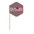 thumbnail image 1 of I Am From Liberia Art Deco  Fashion Toothpick Flags Cupcake Picks Party Celebration, 1 of 3