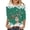 Green, variant on HXWCHs Women's Solid Bamboo Blend Solid Tee Festive Holiday Themed Casual Crewneck Tee Short Sleeve top for Women Cozy Comfort Wear and Daily Outfits with Seasonal Print XL Black