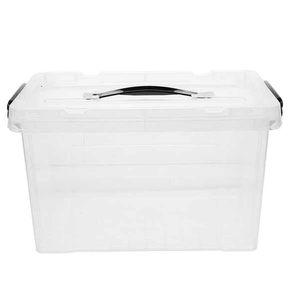 Large Capacity Storage Bin Stackable Lidded Container Under Bed Organizer Box