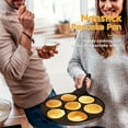 thumbnail image 3 of 7-Mold Mini Non-Stick Pancake Maker - Easy to Clean, Practical, and Fun for Kids - Perfect for Creative Breakfasts and Weekend Brunches, 3 of 5