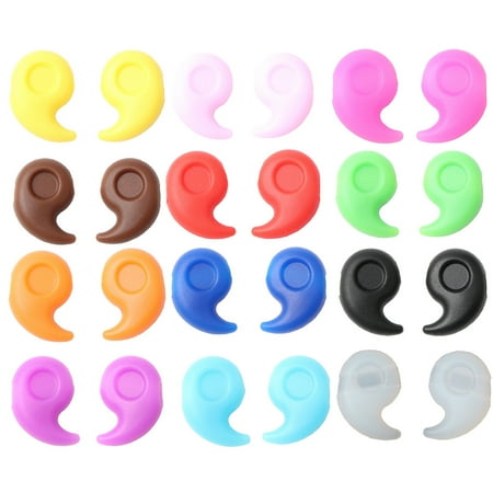 

12 Pairs of Anti-slip Eyeglass Holders Silicone Eyewear Sleeve Eye Glasses Hooks for Women Men