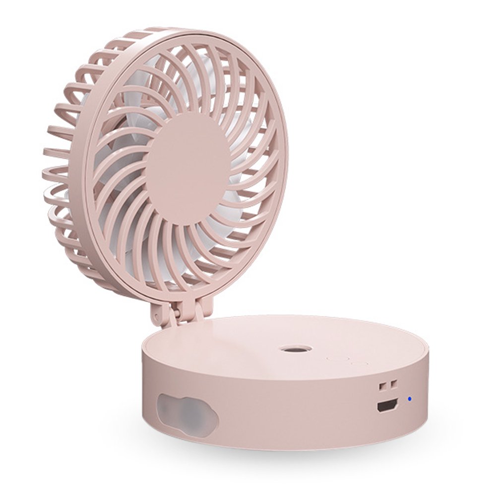Portable Table Misting Fan with Adjustable Misting Modes Mini Foldable