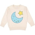 thumbnail image 2 of Inktastic Moon and Star Toddler Sweatshirt, 2 of 4