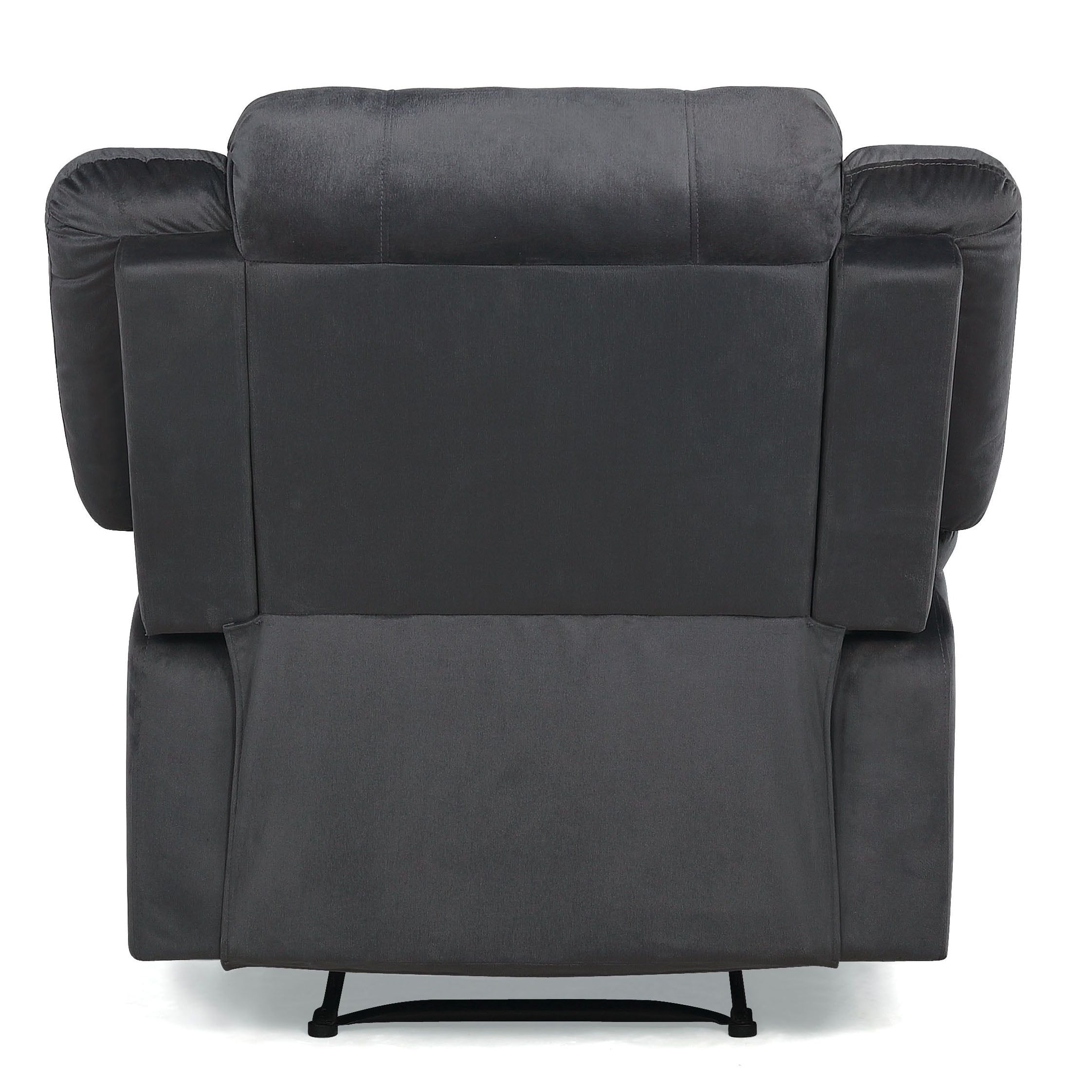Relax-A-Lounger London Microfiber Manual Recliner, Steel Grey