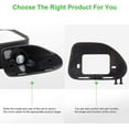 thumbnail image 4 of SCITOO Left Side Mirror Fit Compatible with 1987-1995 for Toyota Pickup 1987-1989 for Toyota 4Runner Manual Fold RM72004-111L, 4 of 5