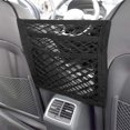 thumbnail image 1 of Super Duty 2-Layer Universal Car Seat Net Organizer Mesh Cargo Net Pouch Driver Storage Netting Pouch for Purse Phone Pets Dogs Kids Disturb Stopper (2 Layer Net), 1 of 7