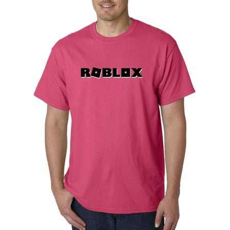 New Way 1168 Unisex T Shirt Roblox Block Logo Game Accent 4xl Heliconia - 