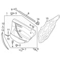thumbnail image 3 of New Genuine BMW Inter Handle Upper Part Woo (2007-2010) OE 51413422582, 3 of 10