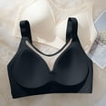 thumbnail image 5 of Roncen Women's Solid Color V-Neck Mesh Underwire-Free Backless Sexy Seamless Push-Up Bra - Daily Wear, 5 of 6