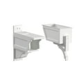 thumbnail image 3 of Mayne Signature Plus Mailbox Arm Mount White Plastic Mailbox Post, 3 of 14