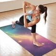 thumbnail image 6 of Colorful Tie Dye Nebula Pattern Hot Yoga Mat Towel Non Slip for Hot Yoga - Quick-Drying Yoga Mat Cover with 4 Corner Pockets with Travel Bag - Hot Yoga Towel Non Slip 74"x26", 6 of 6