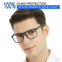 MARE AZZURO Blue Light Reading Glasses Men 3.5 Light Computer Readers 0 1.0 1.25 1.5 1.75 2.0 2.25 2.5 2.75 3.0 3.5 4.0 5.0 6.0 (Matt blue, 3.50) Composite Lens
