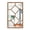 Brown, variant on Fimosne Arched Window Mirror Wall Decor, Wooden Frame Acrylic Fake Window Mirror, Self-Adhesive Windowpane Mirror Sticker for Living Room Bedroom Wall Decoration