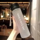 thumbnail image 2 of Naiovety Botella de agua con cuerda de 800ml de capacidad, taza deportiva de plástico esmerilada para exteriores, tetera a prueba de fugas, para viajes, Cocina y Comedor Negro/800ML Naiovety HA067740-02, 2 of 6