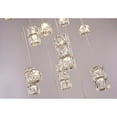 thumbnail image 3 of Bethel a Chrome Frame Flushed LED Chandelier with Clear Crystal Hanging Pendants, 3 of 5