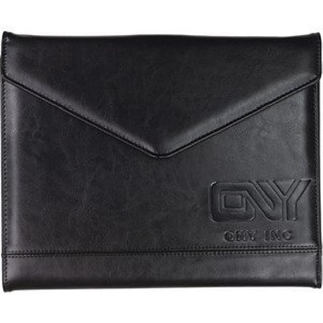 Samsill 71810 Tri-Fold Envelope Padfolio, Black