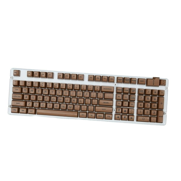 SA Profile 108 Keys Set Keycaps for Mechanical Keyboard Brown