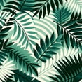 thumbnail image 6 of PIKWEEK Round Tablecloth, Watercolor Tropical Palm Leaves Print, Lime Green, Great for Home Kitchen/Parties/Holiday Dinner Plant, Decorative Printed White, 6 of 8