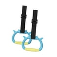 thumbnail image 3 of 2 anillos de gimnasia para niños, anillos de entrenamiento para niños, mango antideslizante versátil, anillos de gimnasio, anillos de para Azul, 3 of 8