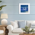 thumbnail image 3 of Stupell Industries Rustic Lodge Serenity Sailboats Reflected on Water White Framed Print Under Glass, 16 x 16, by Paul Brent, 3 of 8