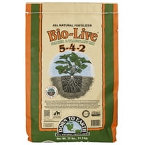 Down to Earth Organic Bio-Live Fertilizer Mix 5-4-2, 25 lb