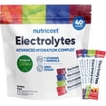 thumbnail image 3 of Nutricost Electrolytes Complex, Variety Pack Flavored, 40 Stickpacks - Advanced Hydration Complex, 3 of 8