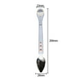 thumbnail image 2 of Double Ended 316 Stainless Steel Baby Spoons With Silicone Tips Perfect For Puree Feeding And Infant Weaning, 2 of 3