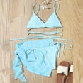 thumbnail image 4 of Mujeres Beach Cover Up Gasa Falda Bikini Traje de baño Coverup Wrap Traje de baño Nuevo Fridja  nalpqowj22117, 4 of 6