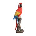 thumbnail image 3 of Estatua de loro de resina, adorno para césped, escultura decorativa para exteriores, figura de pájaro para armario de patio, estantería, 3 of 9