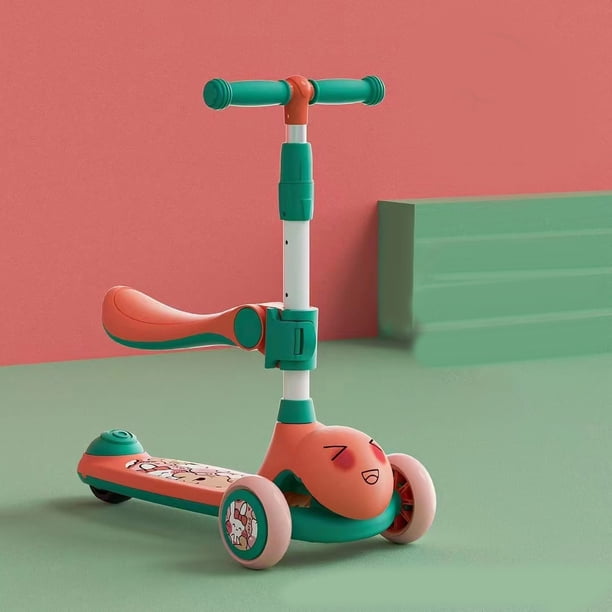 Patinete Infantil EVO Eclipse De 3 Ruedas Con Luces - Altura Ajustable 66-76 Cm, Para Niños De 3 A 12 Años