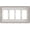 Satin Nickel, variant on Kisrvopn 1 Gang Metal Satin Nickel Beadboard Duplex Outlet Plate (4 Pack)