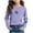 Purple, variant on Funny Shirts for Teen Girls Long Sleeve Shirts for Kids Black Long Sleeve Shirt Toddler Teen Items Kids Blue Long Sleeve Shirt
