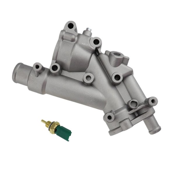 Système de Refroidissement en Aluminium pour Moteur de Voiture Thermosta tHousing Bride pour Peugeot 307 407 Citroen C4 C5 1338.AV 1338AV 1336.X9