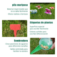 thumbnail image 4 of Juego de Herramientas y Jardín 22 Pzs BLOOSOM Aleación de Aluminio, 4 of 5