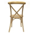 thumbnail image 3 of CSP Commerical Seating Products Rustic Tinted Raw Crossback Dining Chairs, 3 of 4