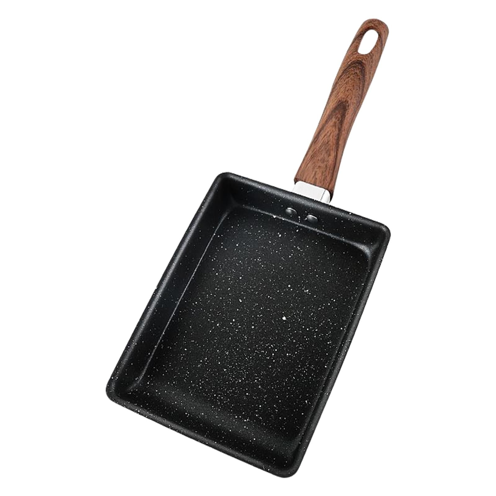 Square Frying Food Pan Japanese Omelette Egg Roll Cooker Cookware Non-Stick 