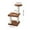 🔥 Brown_New#3813, variant on Cat Climbing Frame Scratching Post | Integrated Sisal Cat Scratcher & Climbing Tower | Space Saving Multi-Function with Hanging Mouse Toy & Teaser | Indoor Use | 40x25cm Gray/Beige/Brown/Red